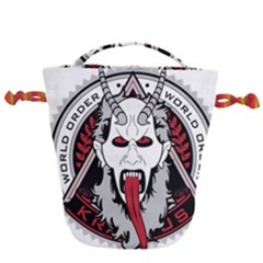 Krampus Drawstring Bucket Bag