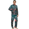 Astronaut-moon-space-nasa-planet Men s Long Sleeve Velvet Pocket Pajamas Set View2