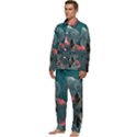 Astronaut-moon-space-nasa-planet Men s Long Sleeve Velvet Pocket Pajamas Set View3