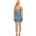 Non-seamless-pattern-background Satin Pajama Short Set View4