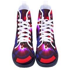 Science-fiction-cover-adventure Men s High-top Canvas Sneakers