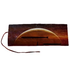 Science-fiction-digital-illustration Roll Up Canvas Pencil Holder (s)