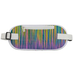Background-colorful-texture-bright Rounded Waist Pouch