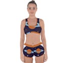 Planet-orbit-universe-star-galaxy Racerback Boyleg Bikini Set View1