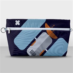Satellite-machine-space-dark Handbag Organizer