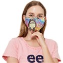 Cartoon Starry Night Art Van Gogh Parody Fitted Cloth Face Mask (Adult) View1