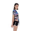 Hollywood Art Starry Night Van Gogh Asymmetrical Short Sleeve Sports T-Shirt View3