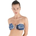 Mosaic Art Vincent Van Gogh s Starry Night Twist Bandeau Bikini Top View1