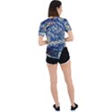 Mosaic Art Vincent Van Gogh s Starry Night Asymmetrical Short Sleeve Sports T-Shirt View4