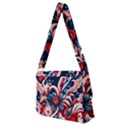 America pattern Full Print Messenger Bag (M) View2