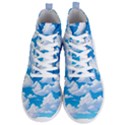 Sky Clouds Blue Cartoon Animated Men s Lightweight High Top Sneakers View1