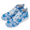 Sky Clouds Blue Cartoon Animated Men s Lightweight High Top Sneakers View2