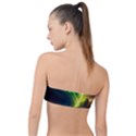 Lake Storm Neon Nature Classic Bandeau Bikini Top  View2