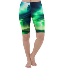 Lake Storm Neon Cropped Leggings 