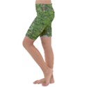 Map Earth World Russia Europe Kids  Lightweight Velour Cropped Yoga Leggings View2