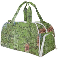 Map Earth World Russia Europe Burner Gym Duffel Bag