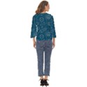 Space Seamless Pattern Cut Out Wide Sleeve Top View4