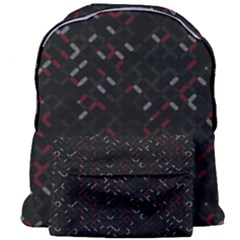Abstract Dark Pattern Minimal Giant Full Print Backpack