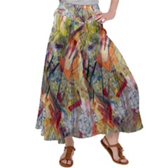 Abstract Background Pattern Women s Satin Palazzo Pants