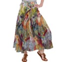 Abstract Background Pattern Women s Satin Palazzo Pants View1