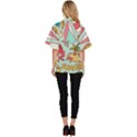Summer Up Cute Doodle Women s Batwing Button Up Shirt View4