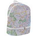 London City Map Zip Bottom Backpack View2