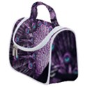 Purple Peacock Satchel Handbag View1