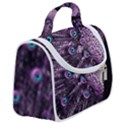 Purple Peacock Satchel Handbag View2