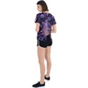 Purple Peacock Open Back Sport T-Shirt View2