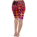 Fractal Black Texture Wallpaper Art Design Cropped Leggings  View4