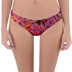 Fractal Black Texture Wallpaper Art Design Reversible Hipster Bikini Bottoms
