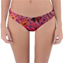 Fractal Black Texture Wallpaper Art Design Reversible Hipster Bikini Bottoms View1