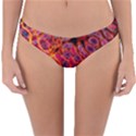 Fractal Black Texture Wallpaper Art Design Reversible Hipster Bikini Bottoms View3