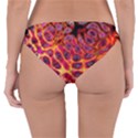 Fractal Black Texture Wallpaper Art Design Reversible Hipster Bikini Bottoms View4