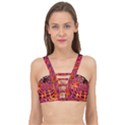 Fractal Black Texture Wallpaper Art Design Cage Up Bikini Top View1
