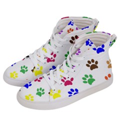 Pawprints-paw-prints-paw-animal Men s Hi-top Skate Sneakers