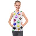 Pawprints-paw-prints-paw-animal Kids  Sleeveless Hoodie View1