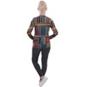 Books-library-bookshelf-bookshop Casual Zip Up Jacket View2