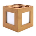 Vintage Collection Book Wood Photo Frame Cube View1