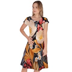 Ai-generated Classic Short Sleeve Dress