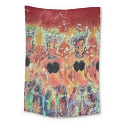Indonesia-lukisan-picture Large Tapestry