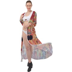 Indonesia-lukisan-picture Maxi Chiffon Beach Wrap