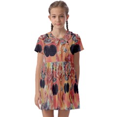 Indonesia-lukisan-picture Kids  Asymmetric Collar Dress