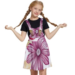 Print-roses Kids  Apron Dress
