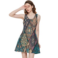 Flower Texture, Background, Colorful, Desenho, Inside Out Racerback Dress