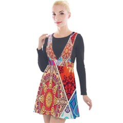 Mandala Pattern, Desenho, Designs, Glitter, Pattern Plunge Pinafore Velour Dress