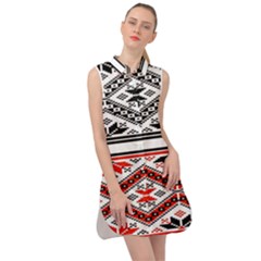 Bulgarian Sleeveless Shirt Dress