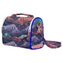 Adventure Psychedelic Mountain Satchel Shoulder Bag View1