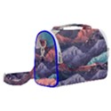 Adventure Psychedelic Mountain Satchel Shoulder Bag View2