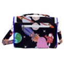 Girl Bed Space Planet Spaceship Satchel Shoulder Bag View3
